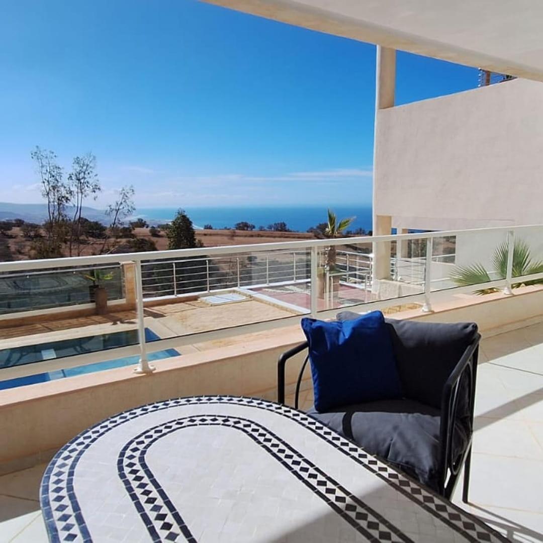 Ocean With Pool , Fitness And Ocean View شقة تغازوت