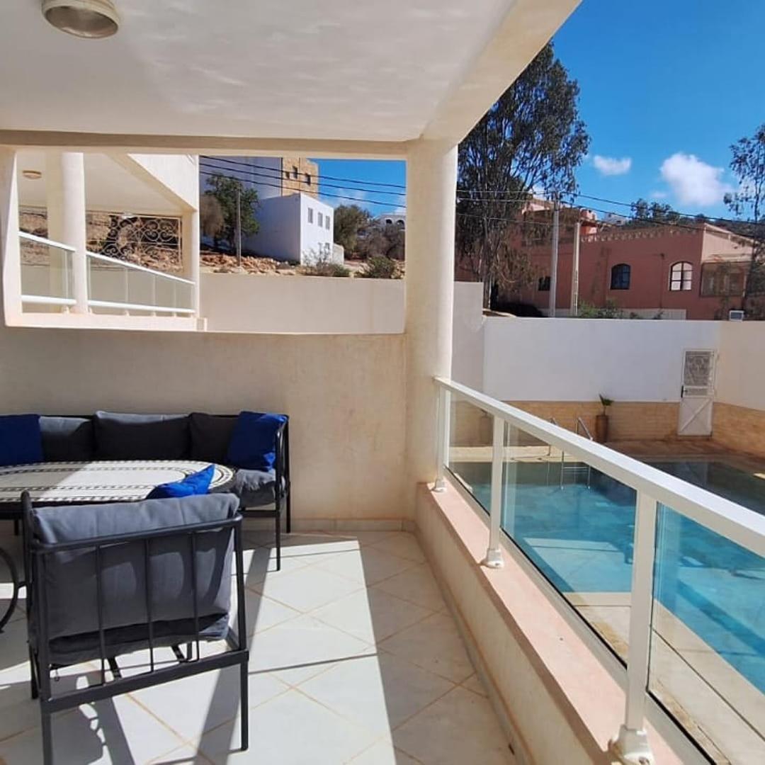 Océan With Pool , Fitness&ocean View Apartamento Taghazout
